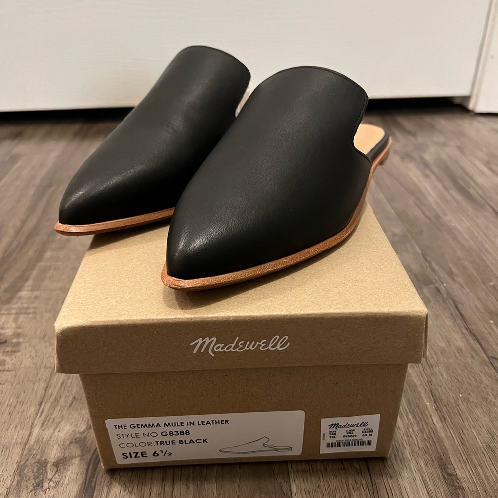 NEW IN BOX Madewell Gemma Mule